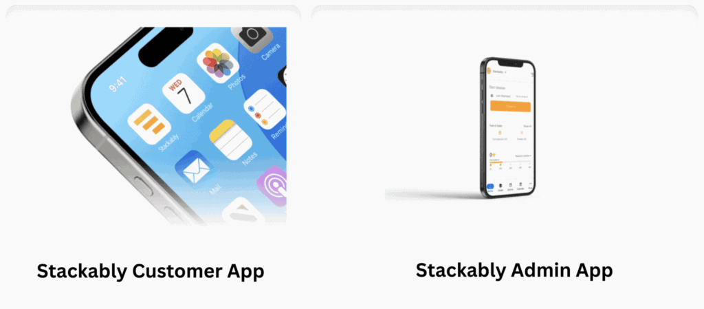Stackably Customer App for Salon Scheduling and Booking Times Software No Fees